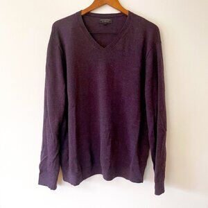 Banana Republic Men's Merino Wool V-Neck Sweater, Size XL